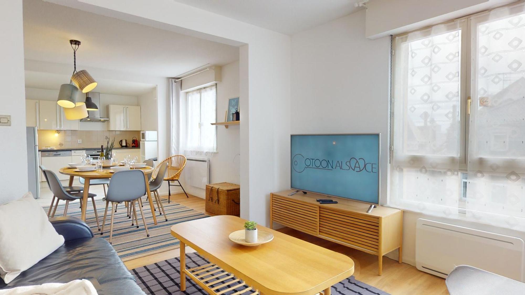 קולמר Elegance, Appartement 6 Pers 1 Parking מראה חיצוני תמונה